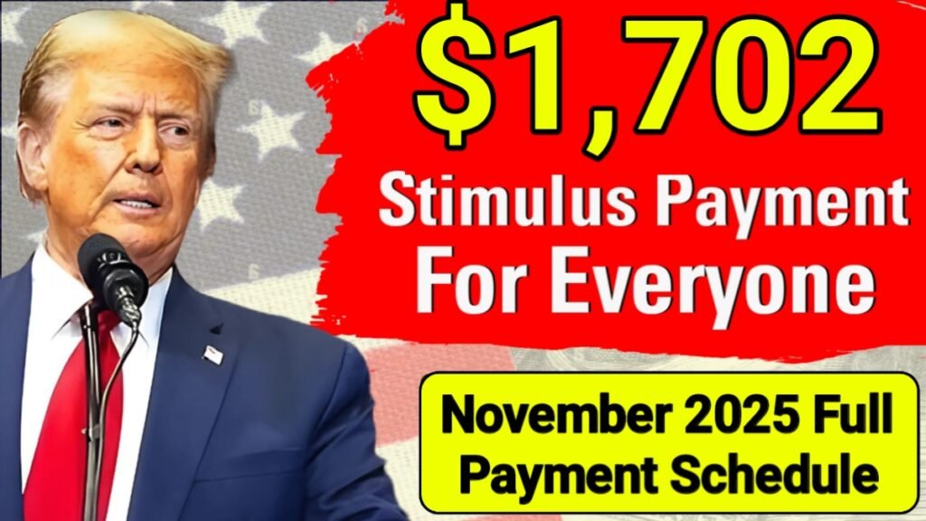 $1,702 Stimulus Payment for US Citizen