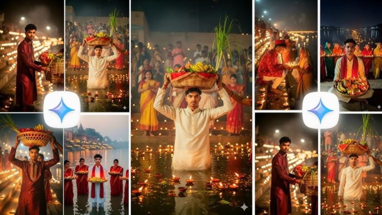 Gemini AI Prompts for Chhath Puja Photos